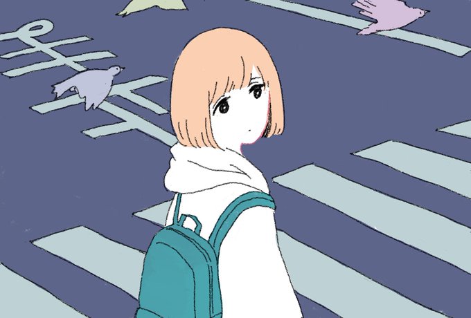 「女の子 横断歩道」のTwitter画像/イラスト(新着)｜3ページ目