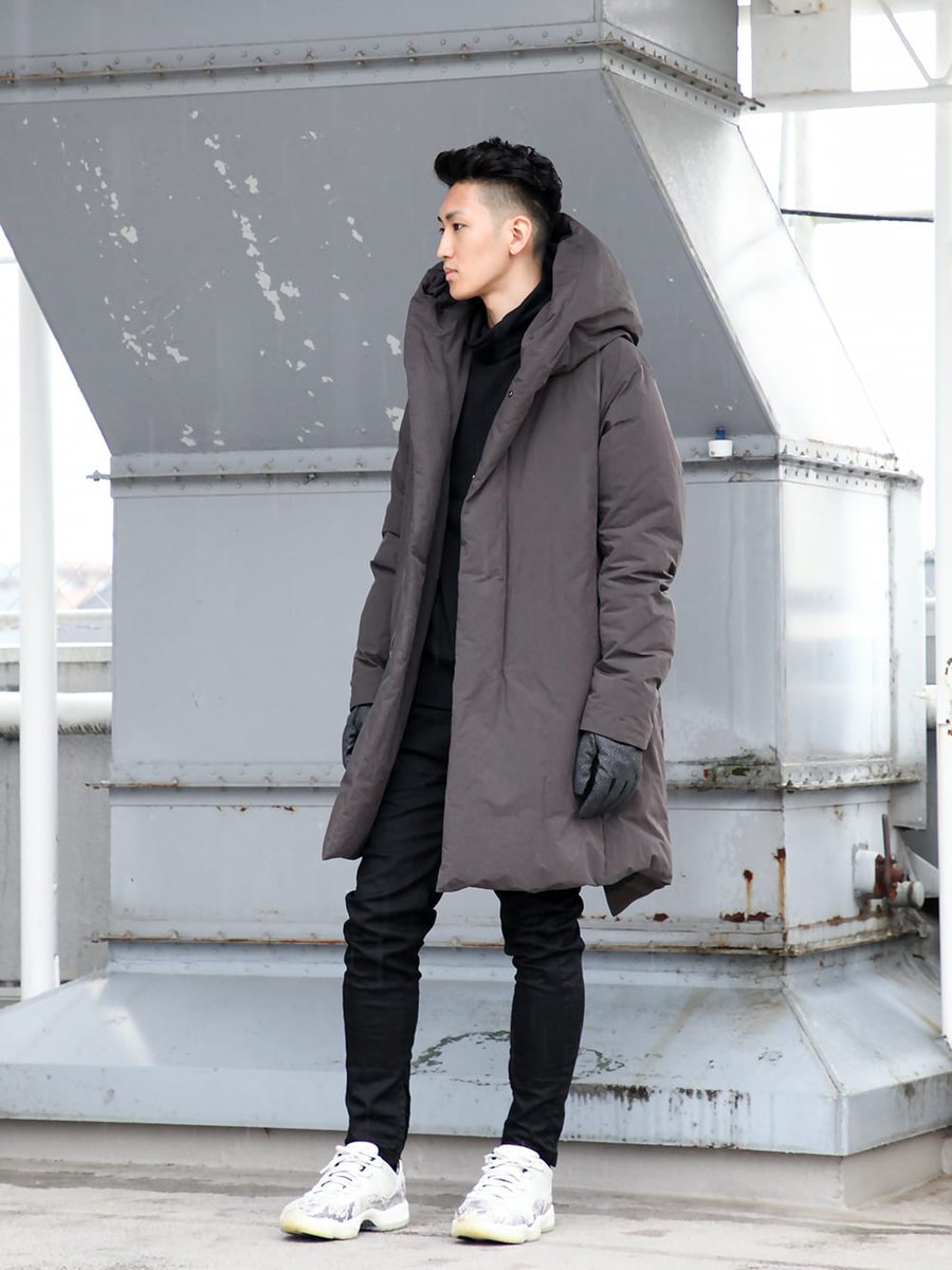 Pe Ny Peachskin hooded down coat Black | www.darquer.fr