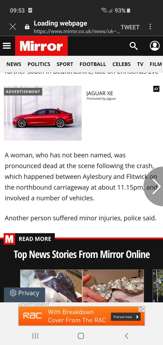 RRTT1729's tweet photo. @DailyMirror Quality reporting by The Mirror here.
The M1 goes nowhere near Aylesbury, it's about 30 miles cross country from Flitwick!

The truth shall make ye fret. https://t.co/dkwOmKHlRM