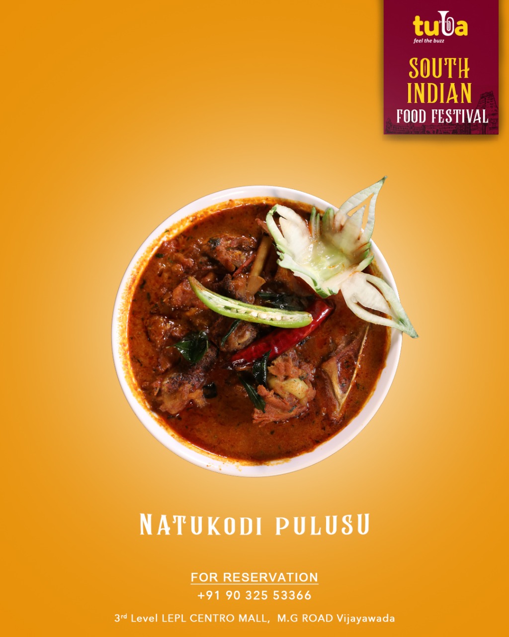 TubaFineDining on Twitter "Natukodi Pulusu TUBA is a tasty and spicy