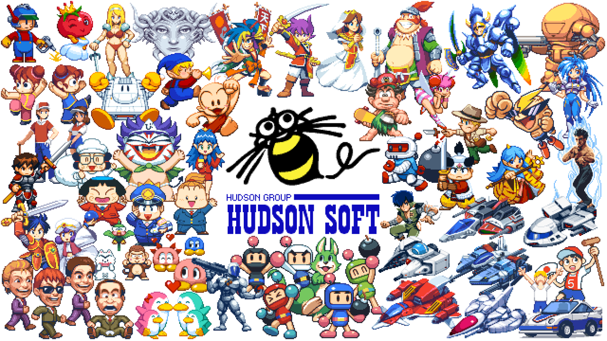 pixelflag's tweet photo. #HUDSON #pixelart #ドット絵 https://t.co/4fORYy2pwg