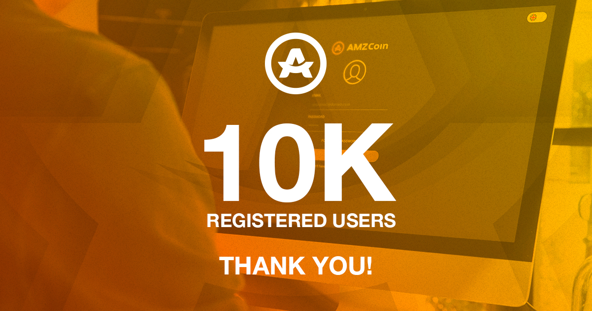 Congratulations! 💪
We are more than 10k registered users.✅

We are building a solid project and you are part of it.

Did you already invite your friends? ⚠
Get 50 AMZCOIN for each referral.