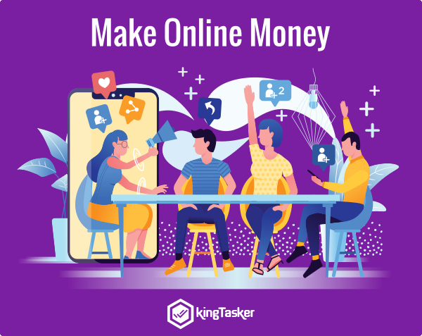 KingTasker_com's tweet photo. Download #KingTasker money-making app for free and make use of your free time. Refer a friend, perform #simpletasks & redeem points in your account. #KingTaskerApp #OnlineMoneyEarningApp #EarnMoneyOnline #EarnMoney #EarnwithoutInvestment #Rewards #InstantPayment #MoneyMakingApp https://t.co/y3pTpVmJCk