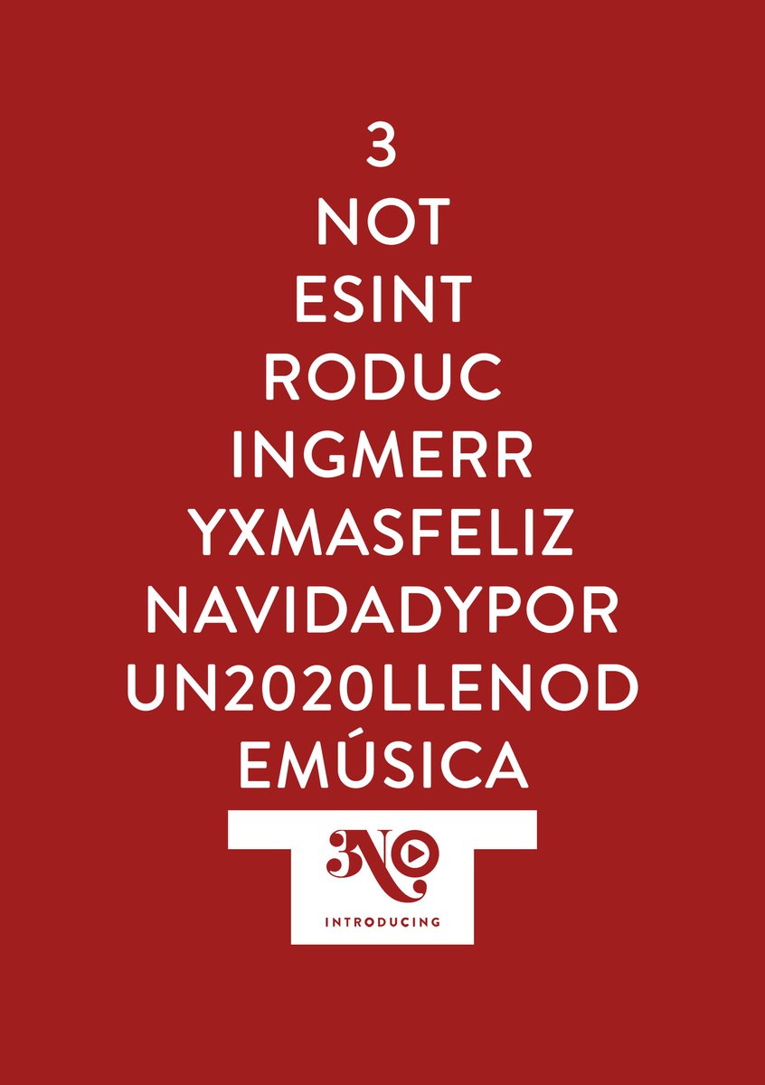 3notesintro's tweet image. Felices fiestas a todos. 2019 ha sido un gran año, lleno de música, entrevistas, conciertos &amp;amp; artistas increíbles. Gracias a todos por vuestro apoyo. Stay Tuned for 2020.