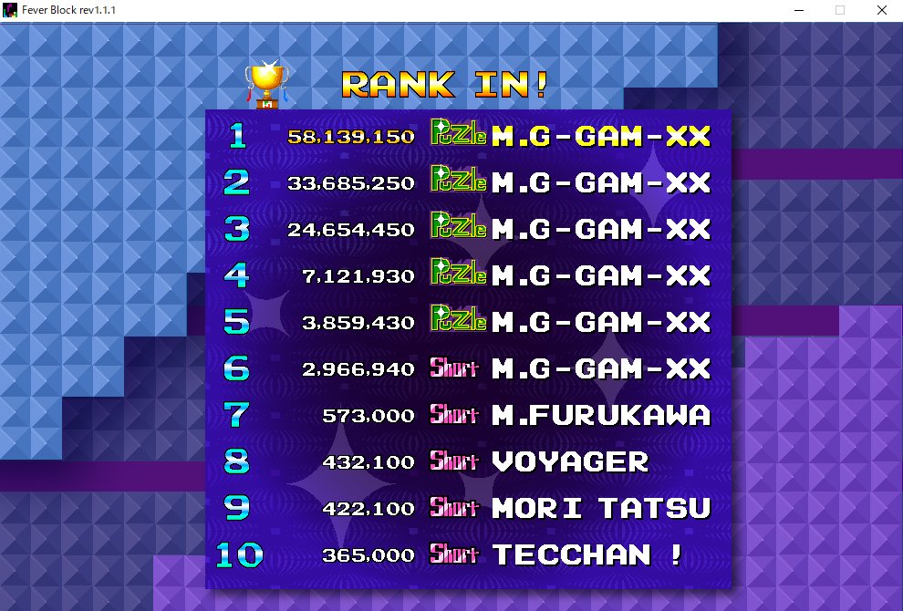 _GAM_MA_'s tweet photo. なるほど。随分解ってきたぞ。15段以上になったらさっさとブロック埋めに徹した方がバツブロック数を増やさずクリアして余計なブロック消せるなど細かい所の稼ぎも解ってきた。クセで積んじゃうけどwぼちぼち動画撮影しながらプレイしみてようかな。
#フィーバーブロック
#Fever_Block
#feverblock https://t.co/2Rz8DA9NTL