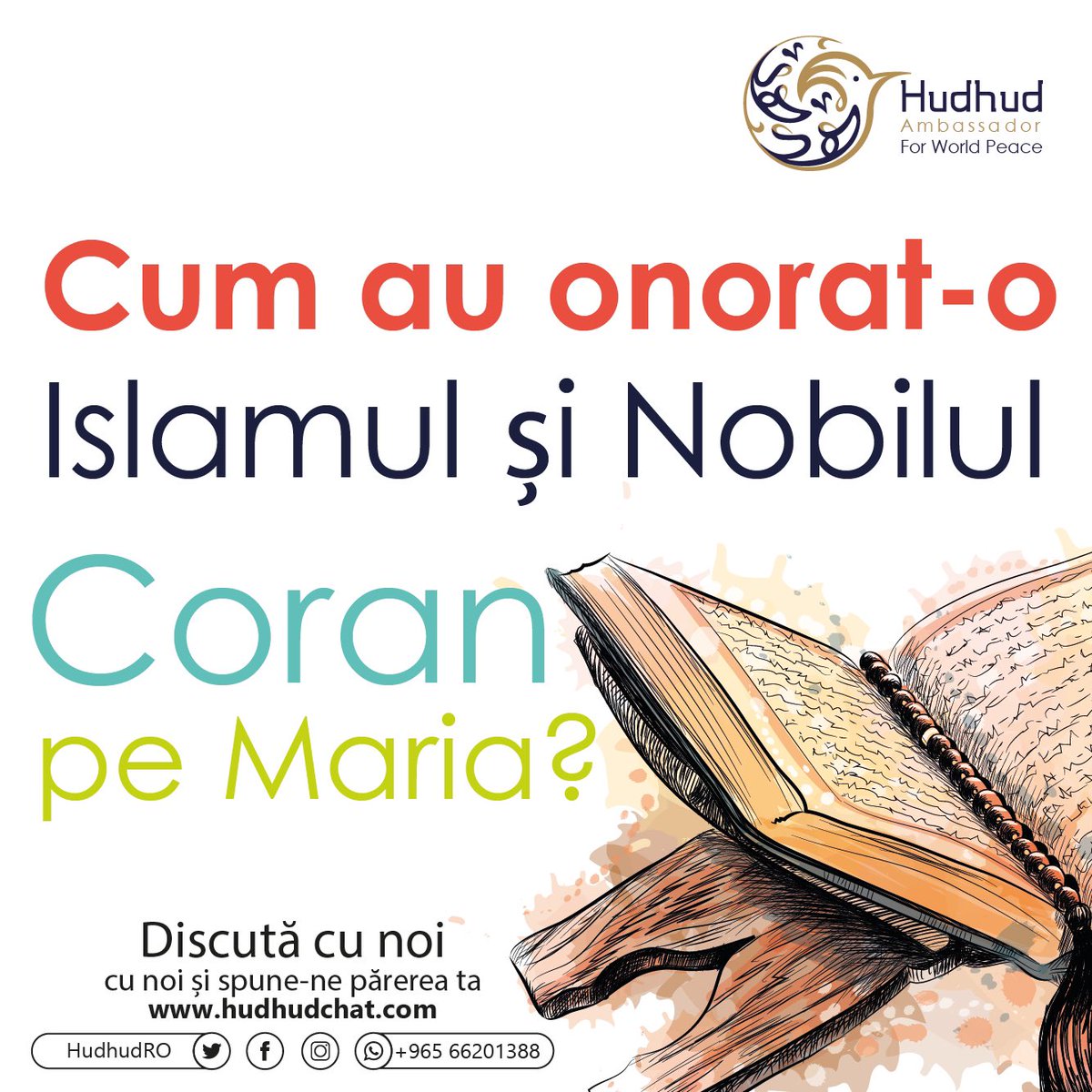 HudhudRO's tweet photo. Cum au onorat-o Islamul și Nobilul Coran pe Maria?

Discută cu noi și spune-ne părerea ta! https://t.co/Rdr8C6fGwo

#HudhudRO #OpiniaTa #Crăciun2020 #ShareYourAnswer #Christmas2020 #Christmas #Xmas #Romania #Moldova https://t.co/cCVSIr4Sde