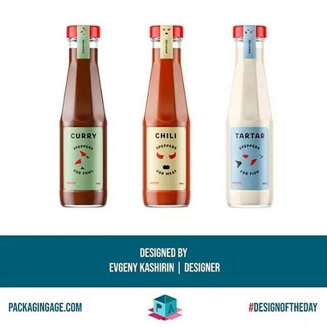 PackagingAge's tweet image. The name “2PEPPERS” immediately tells customers that the product before them is hot sauce. Identity is based on the pictograms of animals that are collected from two peppers.

Designed by: @kashhhart | #Designer ☝️ Check Link in the bio☝️ #PackagingAge #PackagingAgeRussia #D…
