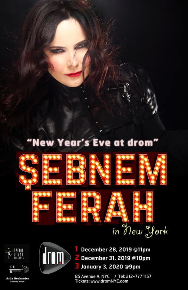SebnemFerahCom's tweet photo. Şebnem Ferah; 28 Aralık, 31 Aralık ve 3 Ocak'ta New York DROM sahnesinde! @dromnyc https://t.co/Vt4HFbw5ti