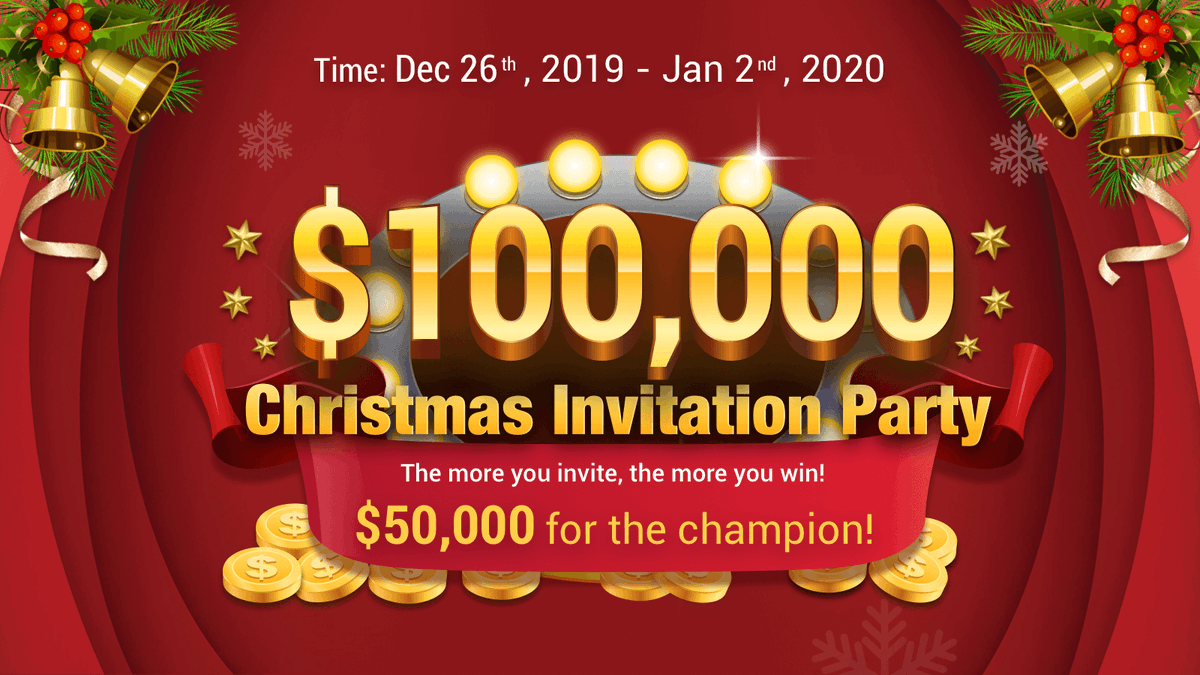 HIVEOfficial1's tweet photo. 🔥#Hiveapp released $100,000 Christmas Invitation Bounty! 
💰Invite most friends, be the top 1 and win $50,000!
Top 200 users can share $100,000!
😍Click Bounty banner in Hive/Block Space, start to invite friends now!
✅RT and follow us, pick 10 too send 100 GSC each!
#Christmas https://t.co/4BFjMA66fe