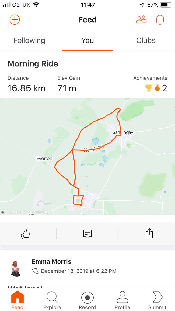morris_emma's tweet photo. Quick Boxing Day sprint. Can’t beat a strong headwind, the drizzle in your face and cold fingers 😆 #livetoride #needtoexercise https://t.co/CSgL51XKMS