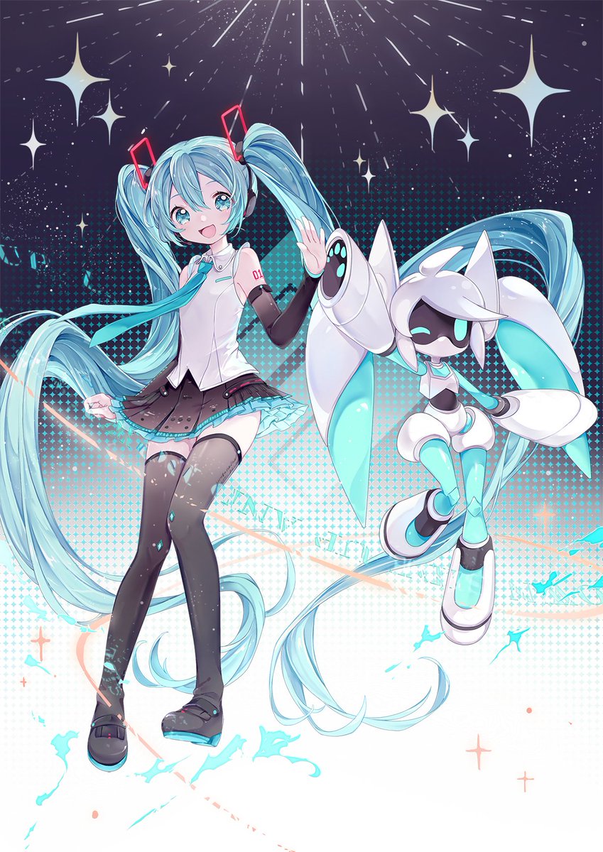 初音ミク コンパス 中国版 コラボレーション今日から開始です お祝いイラスト描か 西名 のイラスト