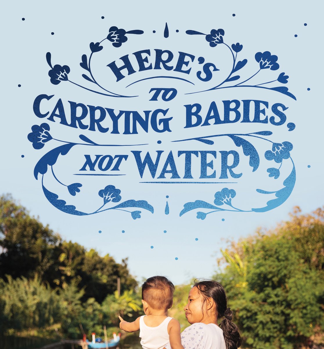 Water's tweet photo. Millions of women around the world are responsible for finding the water their families need to survive. They may walk long distances to collect it, or like Erni, they may pay a lot to purchase it. Empower a woman with water today. https://t.co/SkPYD1Lr5L https://t.co/tC2VOBuDQu