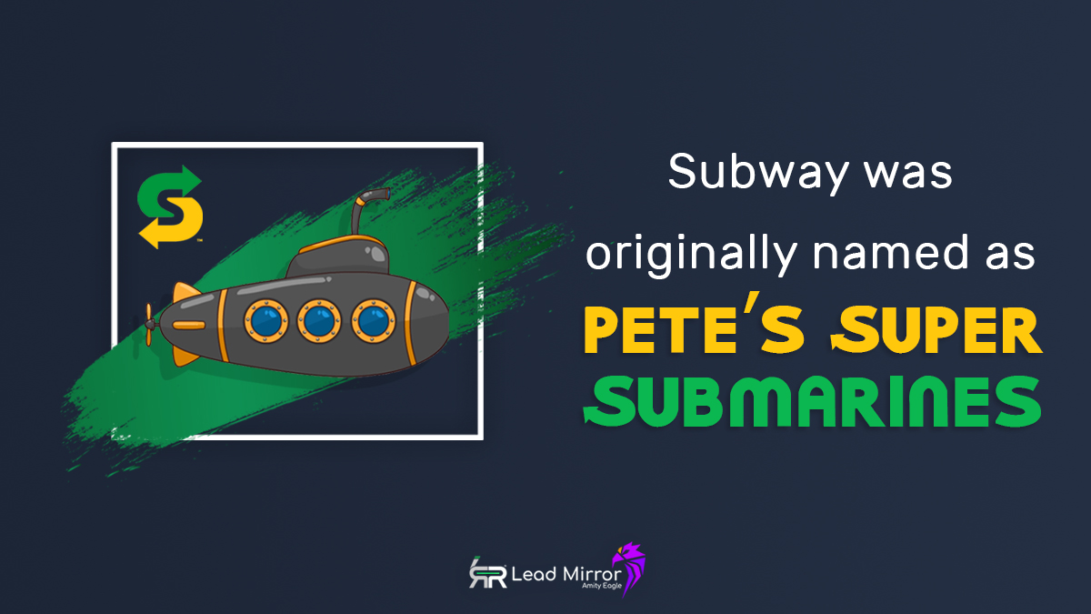 LeadMirror's tweet photo. We bet you didn't know this about Subway 
PS: Subway serves 5,300 sandwiches every second 😱

#digitalmarketing #marketing #socialmediamarketing #socialmedia #seo #business #branding #onlinemarketing #entrepreneur #contentmarketing #marketingdigital #webdesign #brands #subway https://t.co/U1ITUR4gH8