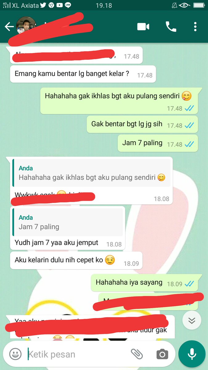 Dia doang kayanya cwo yg kalo cwenya bilang gak usah jemput malah gak ikhlas bgt, maunya jemput titik 😂
Sayaaaaangkuuuuw💕