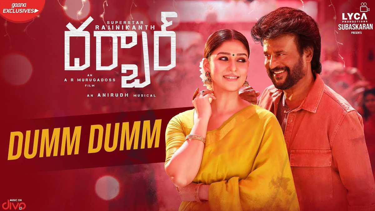 rameshlaus's tweet image. #DummDumm  2nd single from #DARBARTelugu

▶ youtu.be/hnH764f8Ihc

An @anirudhofficial musical 🎶
@AzizNakash 🎙
#KrishnaKanth 📝

#DARBAR #Superstar @rajinikanth @LycaProductions @ARMurugadoss #Nayanthara @SunielVShetty @i_nivethathomas @divomovies @idiamondbabu @RIAZtheboss