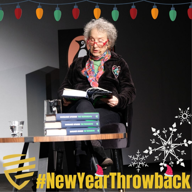 PendSFCollege's tweet photo. #NewYearThrowback A throwback to October 2019 when Canadian novelist, Margaret Atwood, visited Pendleton Sixth Form College to give an inspiring talk about her career as an author. Read more: https://t.co/DTq7nA3DNA #Salford #College #Manchester https://t.co/mlZvlFCka4