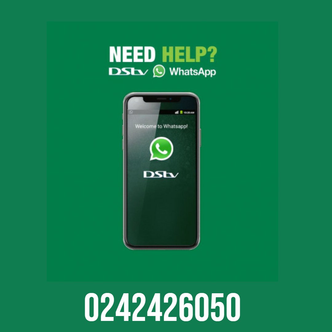 DStv Ghana on Twitter "Save the DStv WhatsApp number or download the