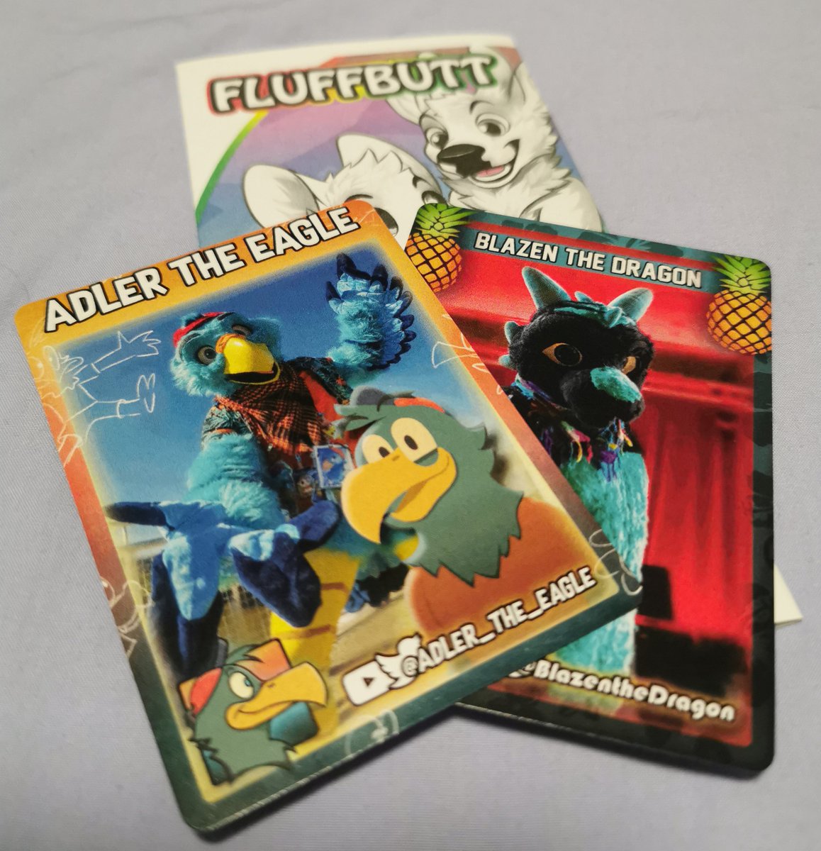 The Absolute Worst Dingo (@tomthedingo) on Twitter photo Not sure if intentional but this is definitely adorable. At Neonfur someone was handing out these trading cards and I got @Adler_the_Eagle and <a href="/BlazenTheDragon/">Blazen the Dragon</a> together in the same pack. Some high level couple goals Not sure if intentional but this is definitely adorable. At Neonfur someone was handing out these trading cards and I got @Adler_the_Eagle and <a href="/BlazenTheDragon/">Blazen the Dragon</a> together in the same pack. Some high level couple goals