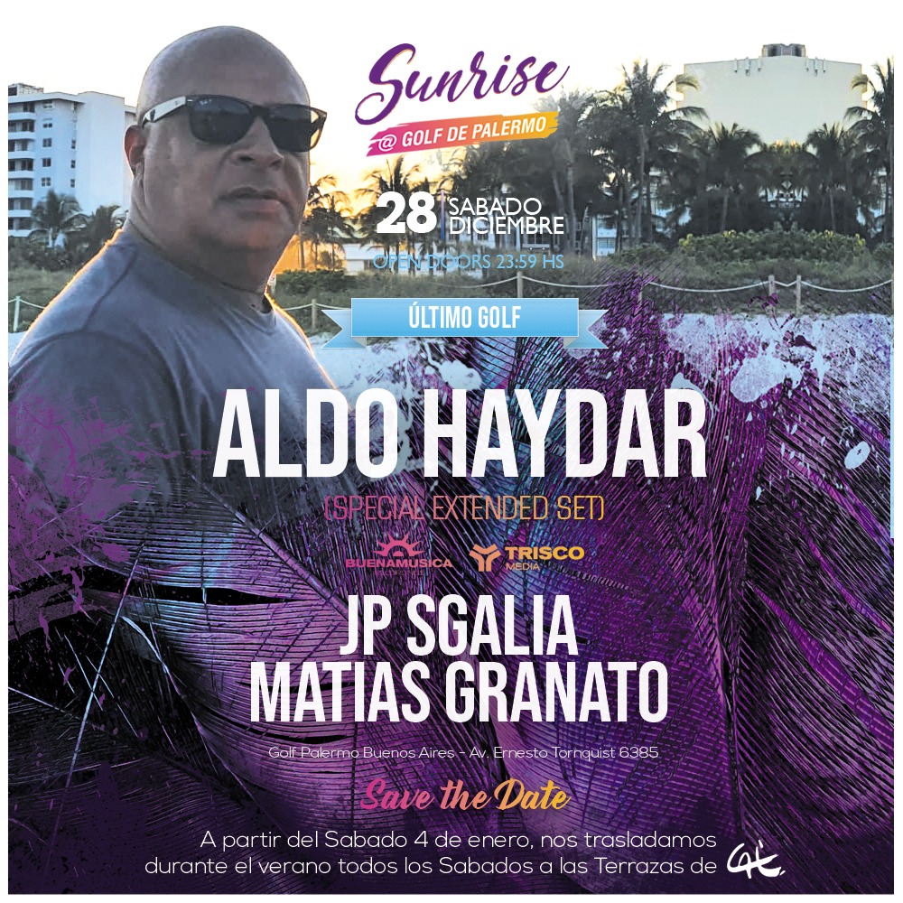 marcelodematos's tweet photo. Este SABADO ULTIMO #GolfDePalermo
@AldoHaydar + @JPSgalia + @MatiasGranato

#ListaFree TRISCO chicas hasta las 2:30 am y chicos hasta las 2:00 am

Mesas #VIP disponibles! 📲 11-6603-3070

#FelizJueves #Diciembre #Musica #BuenosAires #CapitalFederal #Palermo #LaRural #PlazaItalia https://t.co/pPjMkNNGAU