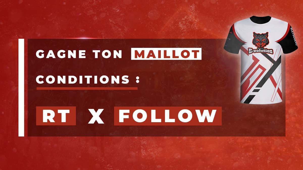 spliceesport's tweet photo. Pour les #FetesDeFinDannee tentez de remporter notre #maillot ! Pour participer au #concours il vous suffit de RT ce tweet et de nous follow ! 

⏱TAS 05/01 https://t.co/SjOhVUSD5O