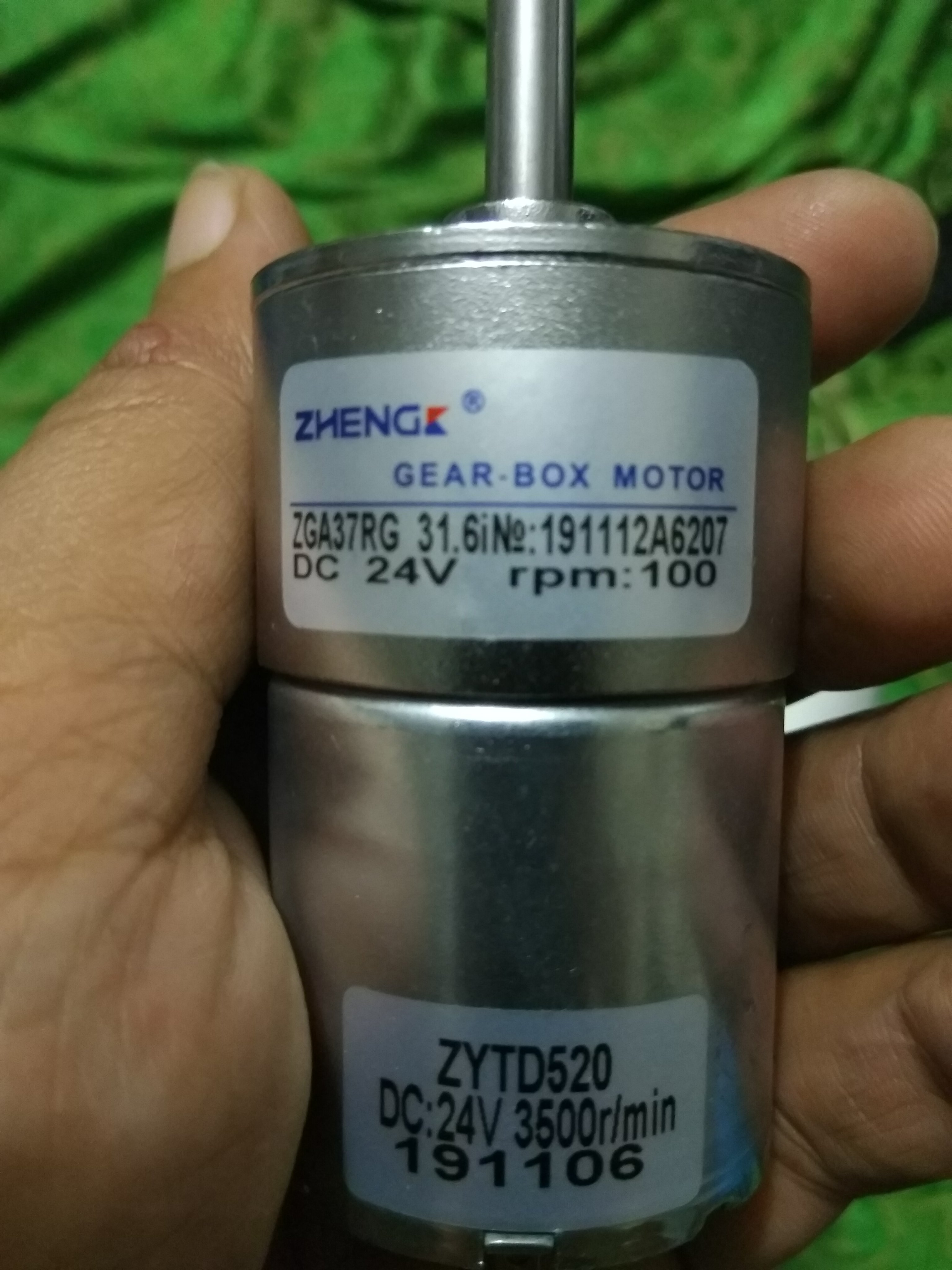Heartz Bangla Ltd Zhengke Zgb37rg Gear Motor Zytd5 24 Volt Dc Gear Motor 24 Volt Gear Motor Kit 24v Dc Motor With Gearbox 48 Volt Dc Motor 24 Volt Dc