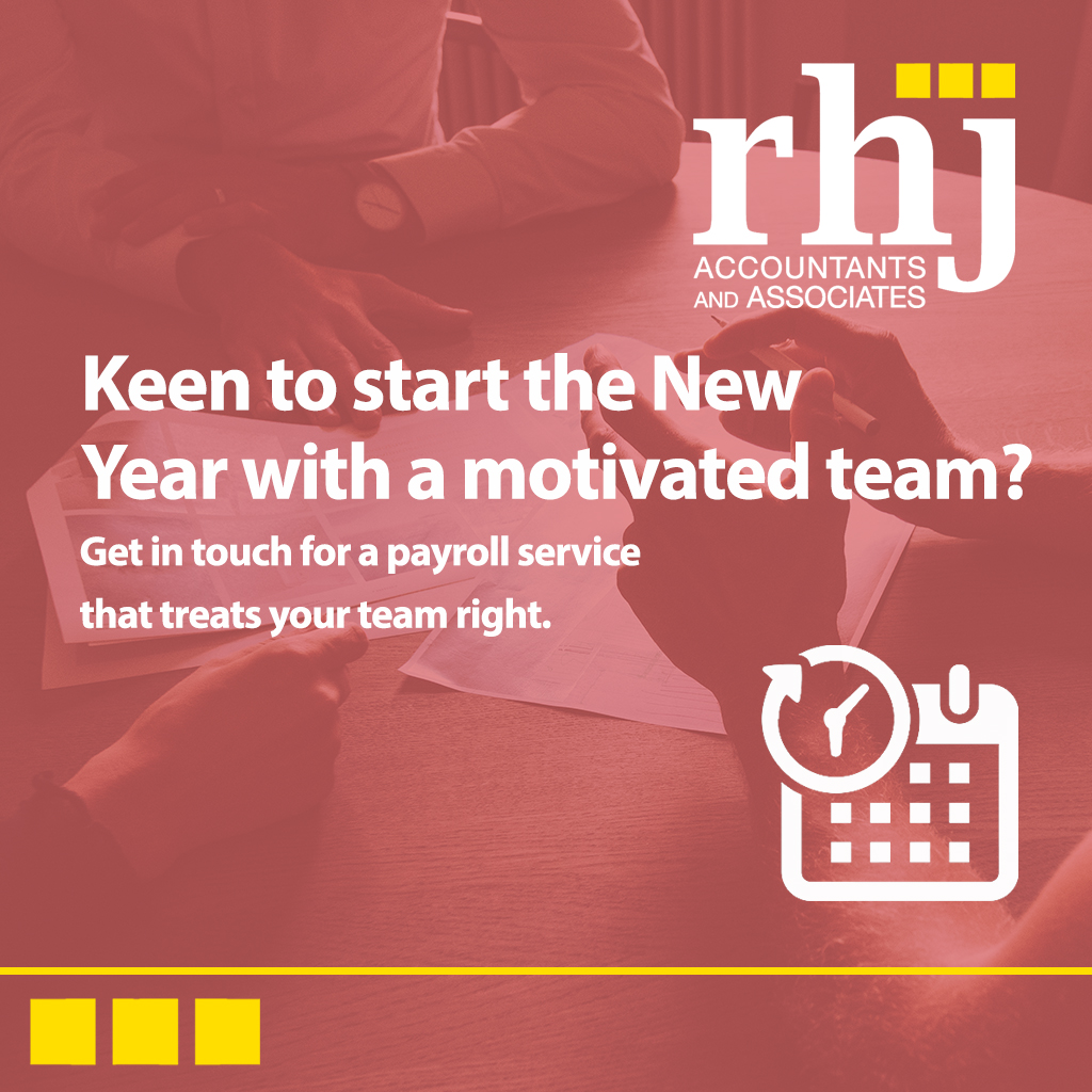 RHJAccountancy's tweet photo. Keen to start the #NewYear with a #motivated team? Making sure they're paid on time, every time is a sure-fire way to keep your employees eager to do their best work. Get in touch for a #payroll service that treats your team right. https://t.co/DAjZ3PcV5y https://t.co/Zju4Jiaj34