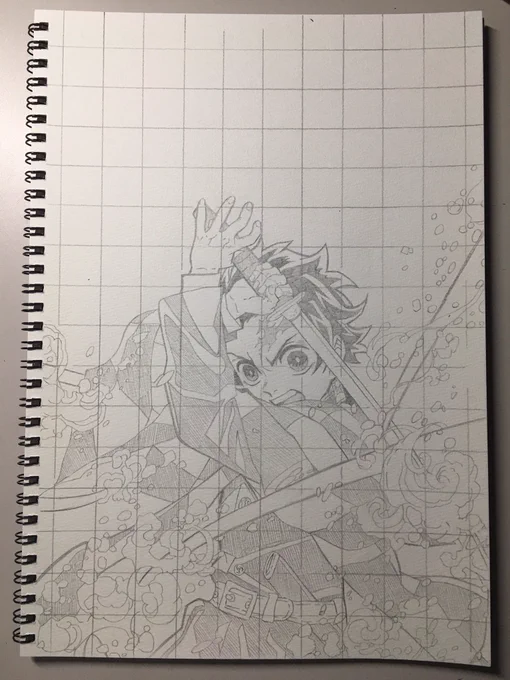 下描き3分の1(炭治郎)完成しました!!
めっちゃ疲れる……?
あと2人頑張ろ! 