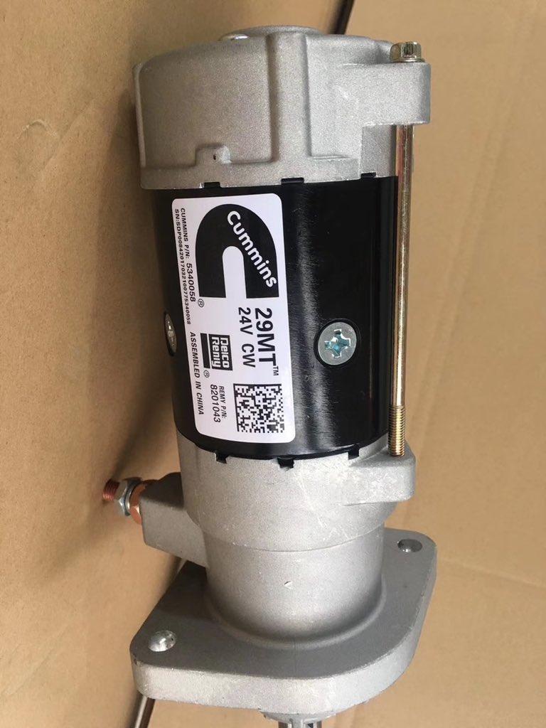 Cummins starter
Made in China
29mt 10tooth
4.5kw CW