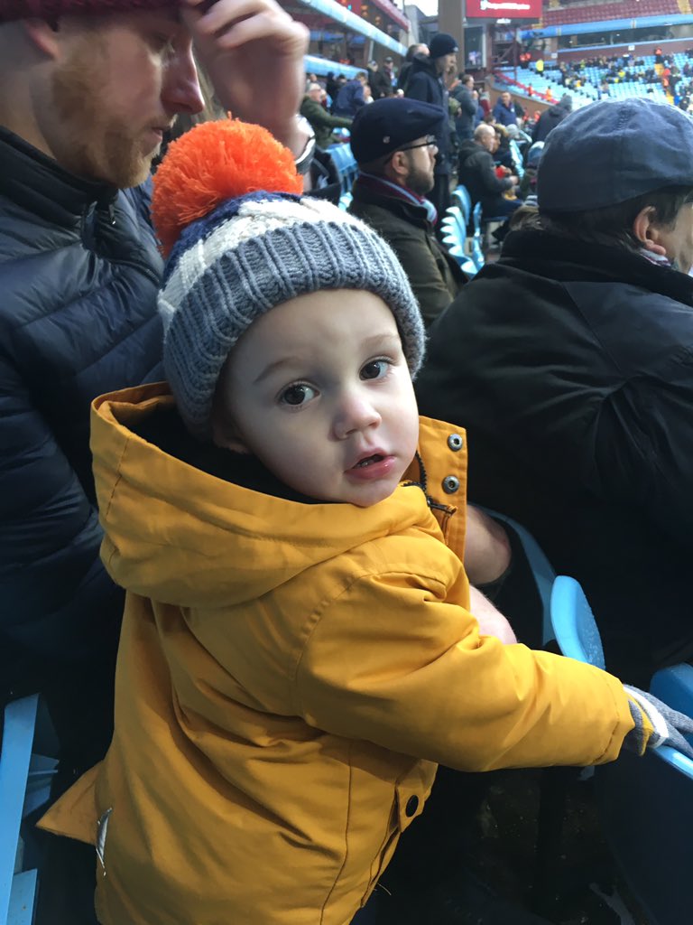 #Avfclive experience, Jacob aged 2 first game