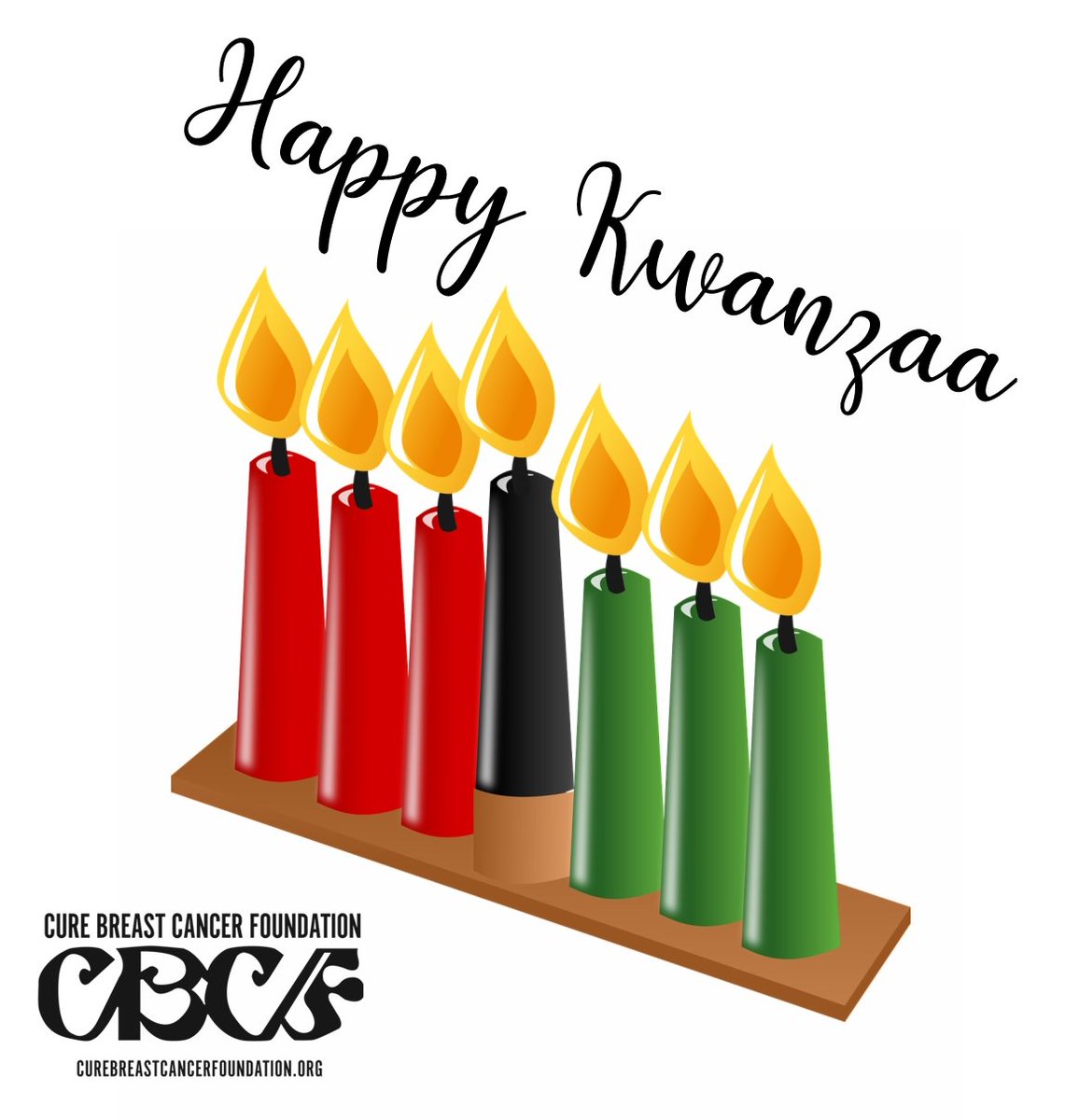 Happy Kwanzaa from everyone at the Cure Breast Cancer Foundation!
