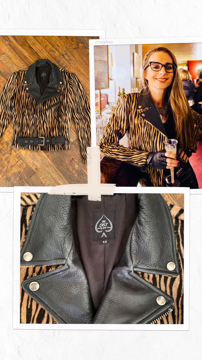Only 3 hours left to bid! A chance to own this NYC #motorcyclejacket in pony hair & leather for a fraction of retail cost 😯 👉🏼ebay.com/itm/The-CAST-T… 👈🏼 Size XS, handmade in New York 😎. #leatherjacket