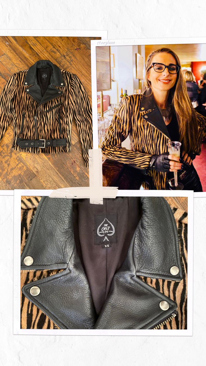 Only 3 hours left to bid! A chance to own this NYC #motorcyclejacket in pony hair &amp; leather for a fraction of retail cost 😯 👉🏼ebay.com/itm/The-CAST-T… 👈🏼 Size XS, handmade in New York 😎. #leatherjacket