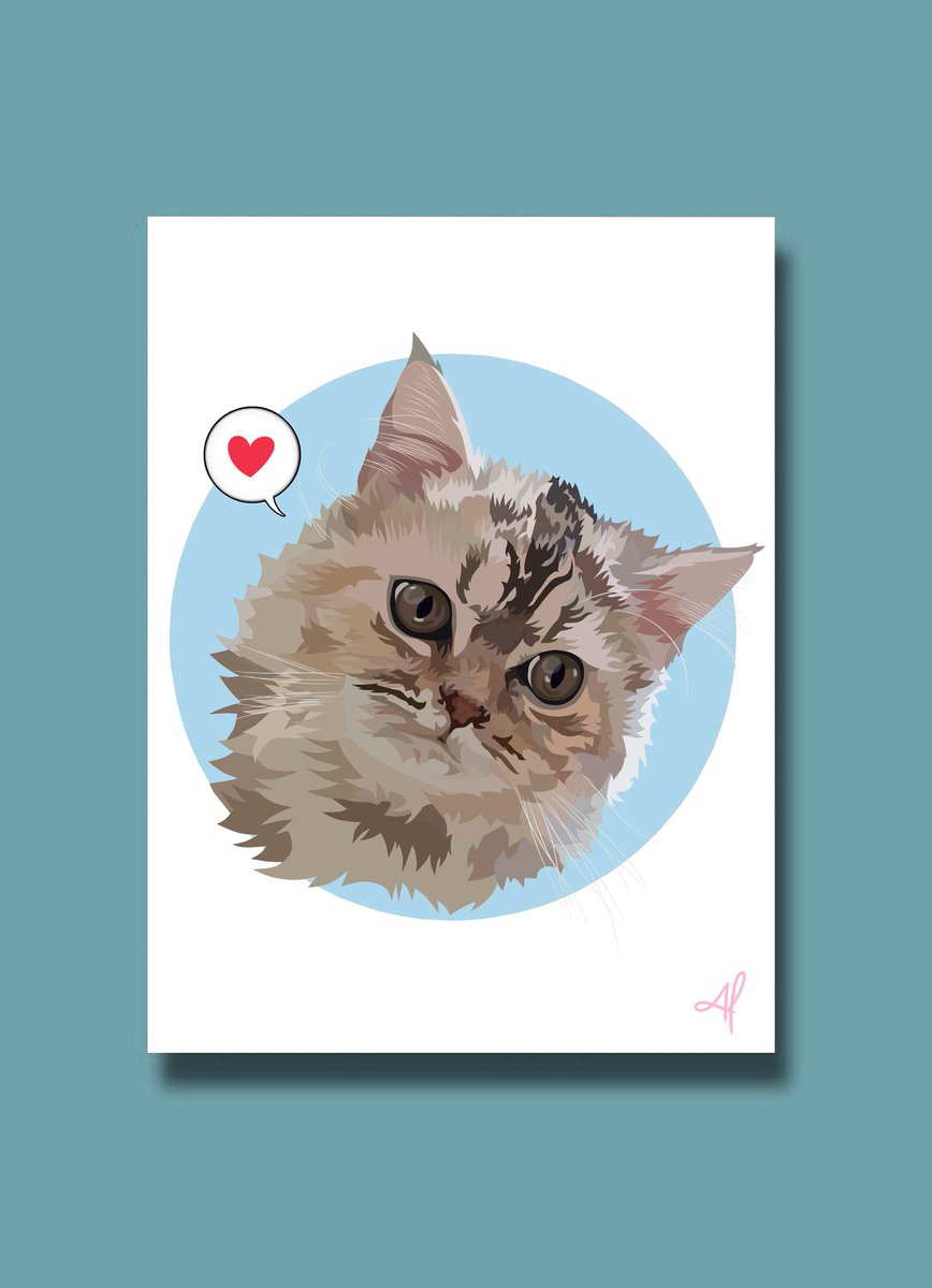 aureliagst's tweet photo. Thanks for order.
Open Commission! Just dm me✨
#cat #vectorpet #vectorart #pet #opencommission #art #illustration https://t.co/0M8SQG0JBg