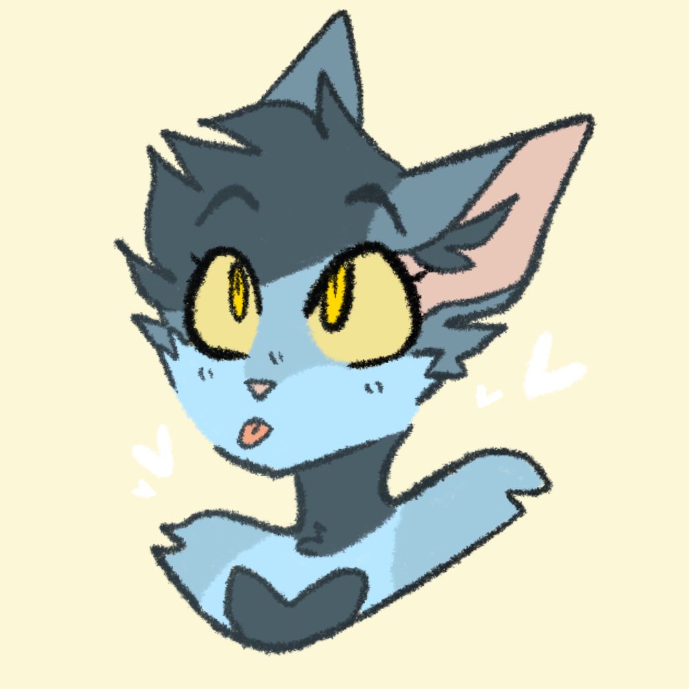 idontknowtbh04's tweet photo. 💛 #cat #digitalart #procreate #artist #art #procreatetools #practise #blue #yellow #theme #cartoony #furry https://t.co/dtA7xmRuLh