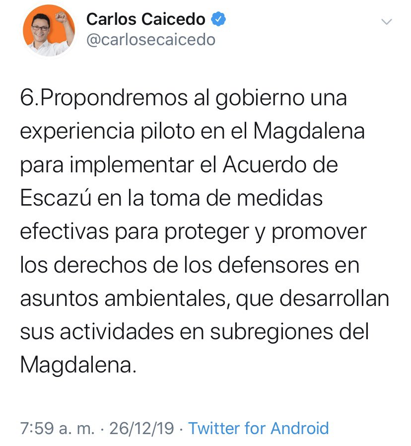 No puede usarse #AcuerdoDeEscazú porque no es ley nacional. Desde el 4 de marzo de 2018 está para firma de 33 países de América Latina y el Caribe y una vez ratificado por 11 Estados, entrará en rigor. Colombia lo suscribió hace 14 días pero aún no lo ratifica #EstudienVagos