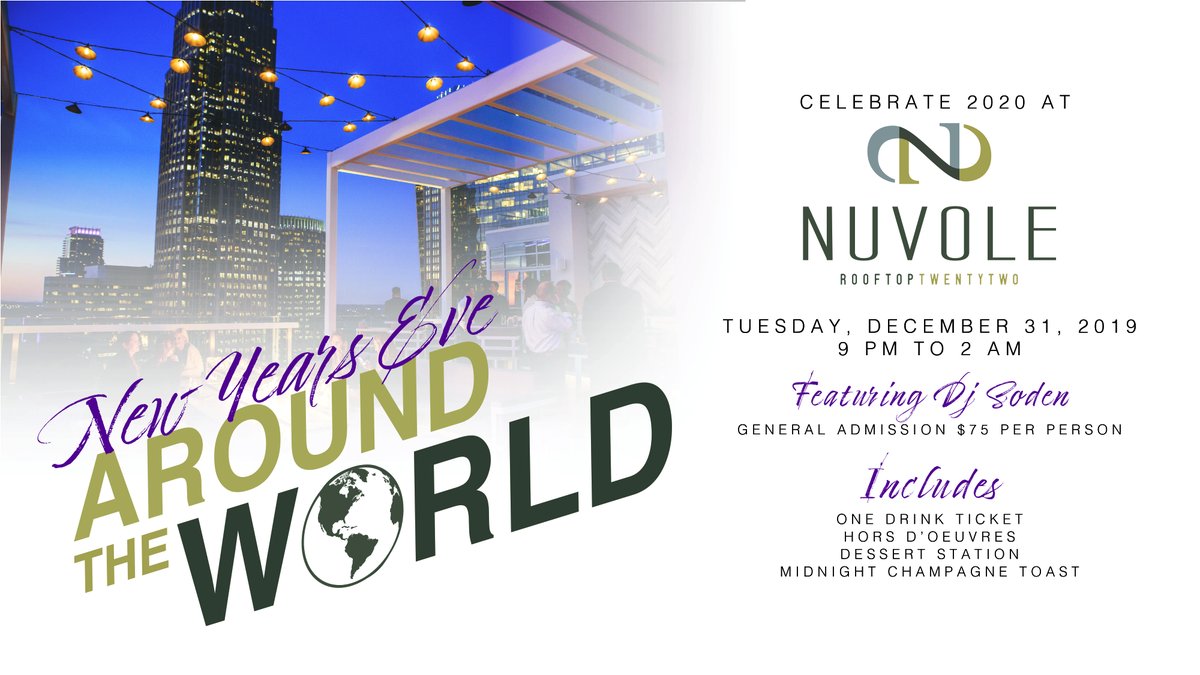 Ring in 2020 surrounded by city lights at Nuvolé Rooftop TwentyTwo 🎆🎉 bit.ly/2PHcCMv