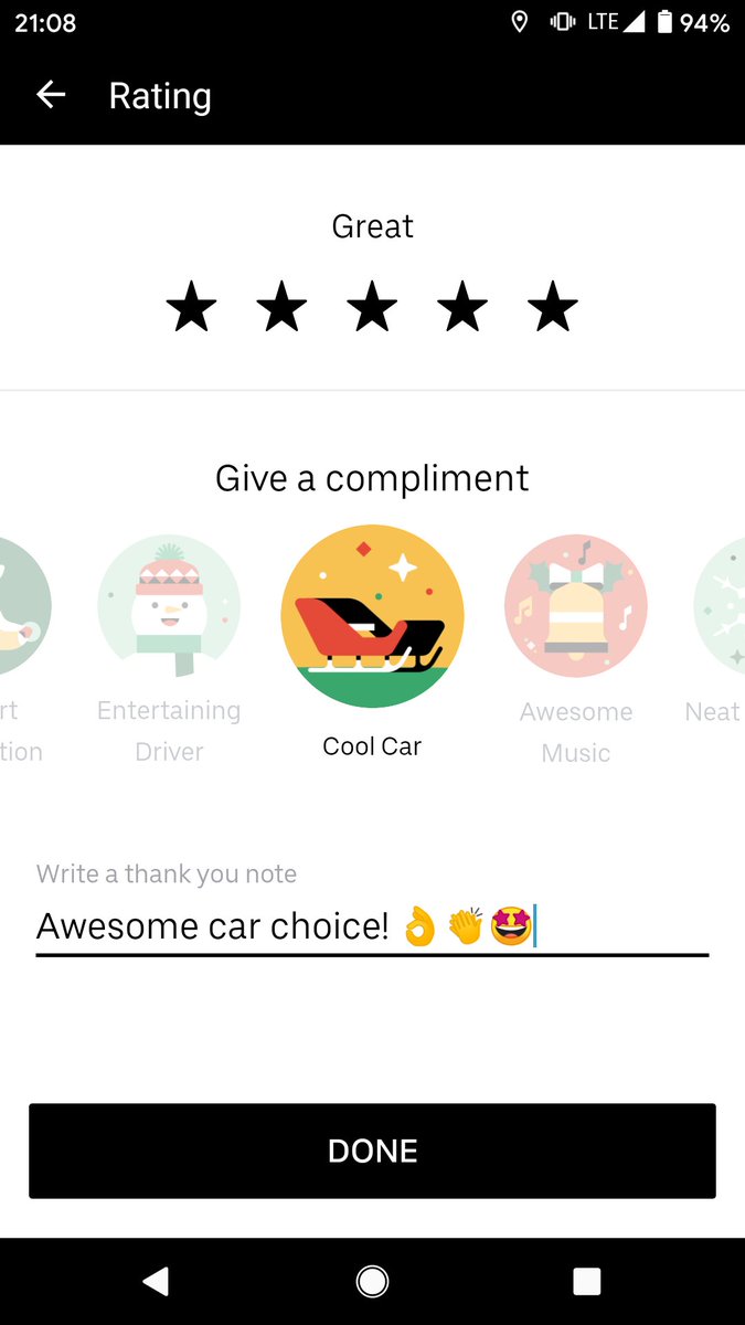 dat_ht's tweet image. I called an #Uber and this carbon-fiber-trimmed full-auto dual-motor baddie showed up! 😍👌 #Tesla #Model3 5/5⭐