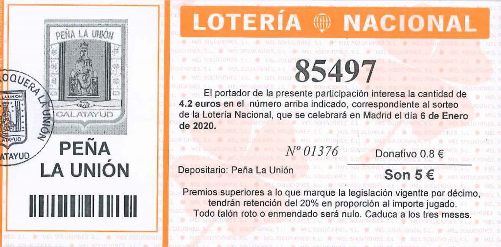 Ya puedes comprar la lotería del niño de la peña. Consulta los establecimientos que la venden en nuestra página web. launioncalatayud.es/loteria-sorteo…