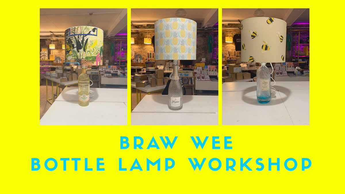 New dates for our Bottle Lamp Workshop for January and February! bit.ly/BrawWorkshop