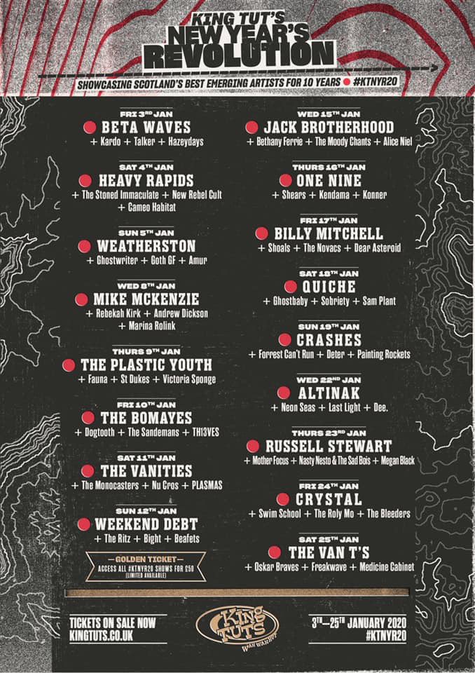 The boys play Tuts on the 3rd of January to celebrate the release of our EP ‘Prop Pop’, it’s going to be as tasty as it sounds so get a ticket bought for a very fun night 🚨💅🏽💄⬇️

hazeydaysband.bigcartel.com/product/hazeyd…