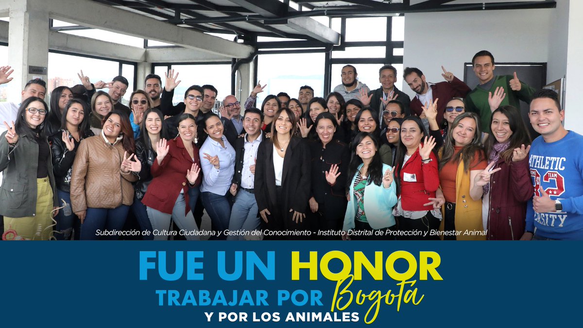 AnimalesBOG's tweet photo. ¡Con este maravilloso equipo, a través de diferentes estrategias llegamos a más de 125 mil personas en Bogotá!
🗣️ 46.693 sensibilizadas
👥 7.011 vinculadas a participación
📲 71.924 descargas de #DistritoAppnimal
🔎 Creación del Observatorio de Protección y Bienestar Animal https://t.co/cGQNWQPDrn