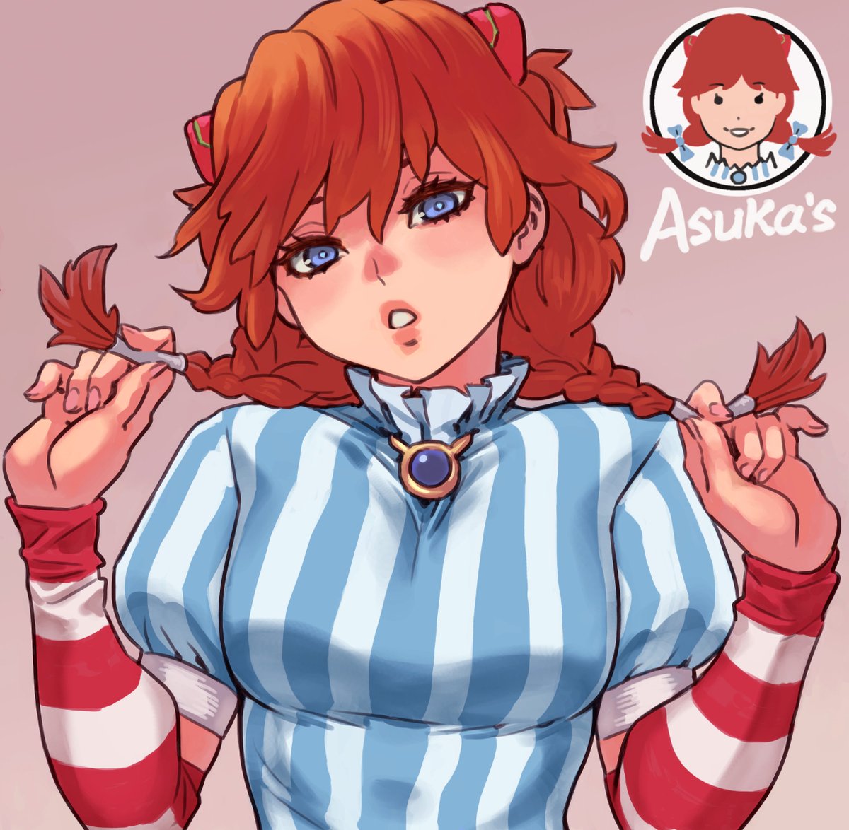 archvermin's tweet photo. #Evangelion #anime
An image I drew for the threads. Asuka cosplaying as Wendy https://t.co/cJkKvSF1Zl
