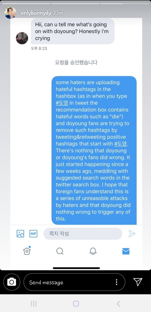 If you are seeing a lot of hashtags for doyoung, here's the reason why. Repost from onlybunnydy IG