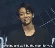 Jungkook: “The reason we shine is because you give us the light to shine and we’ll be the moon for you.”-Festa 2018