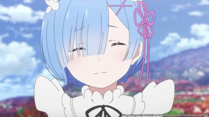 Crunchyroll's tweet photo. Good Morning! 🥺💙 (via Re:ZERO -Starting Life in Another World-) https://t.co/Zr6gAxuFXM