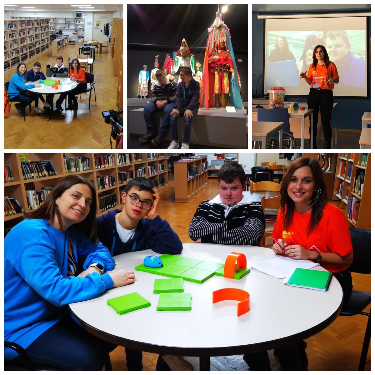 Na_carrera's tweet image. Having fun with @CodeWeekEU during Christmas time, while preparing the next learning bit #Codingforinclusion in Xinzo de Limia, Spain #CodeWeek @estherjoga @AnnikaOP #coding #computationalthinking #innovation
