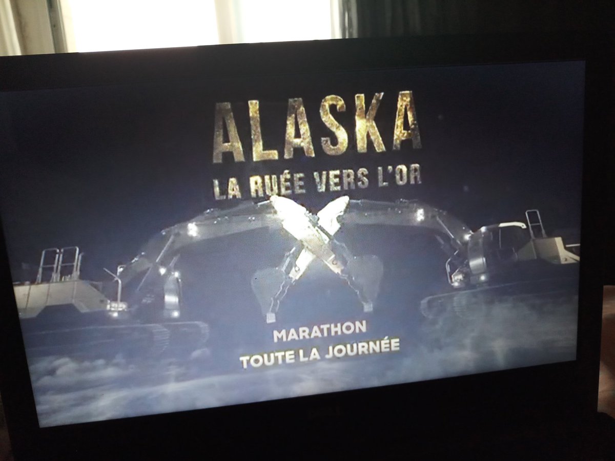 marthegael's tweet photo. Sur @DiscoveryFR c'est le marathon #Atlaska la ruée vers l'or depuis le matin ...
Je ne m'en lasse pas
Peut-être dans une prochaine vie 🙃🤞🏽 https://t.co/0KzyKxL00f