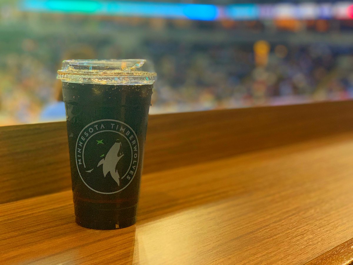 TargetCenterMN's tweet photo. We’ve gone #strawless! In our continued efforts to reduce our arena waste, straws will only be available upon request at our concessions stands. We’ve transitioned to these recyclable cups & lids, decked out with the @Timberwolves & @minnesotalynx logos. ♻️#ASMGlobal https://t.co/gsKGpMf5Xy
