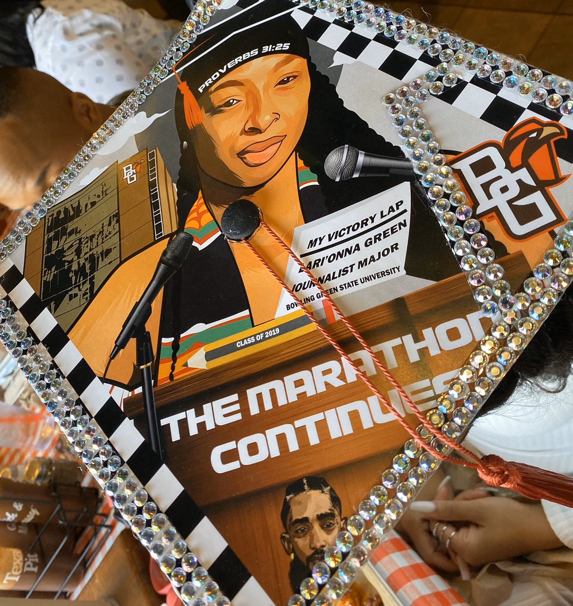 JrocJarvis's tweet photo. If you graduating in May or know somebody that’s graduating. Let them know im doing Grad Cap Toppers again💯🎓🎨👀🔥 https://t.co/dBCb293KsY