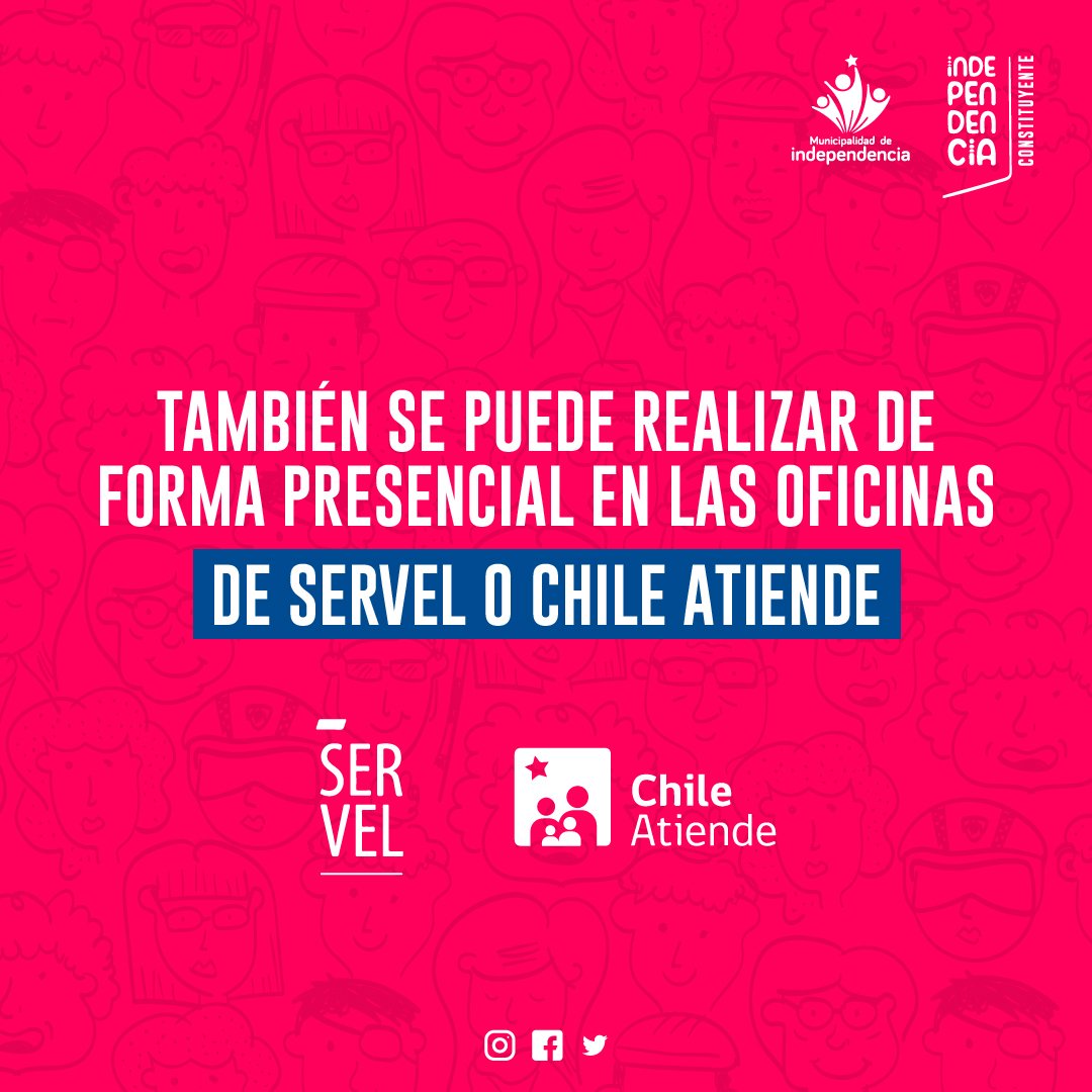 🛑 IMPORTANTE Les recordamos a nuestr@s vecin@s, que hasta HOY 26 de diciembre se puede realizar cambio de domicilio y actualizar datos electorales en <a href="/ServelChile/">Servicio Electoral</a> para el proceso constituyente 💪servel.cl/solicitudes-de…